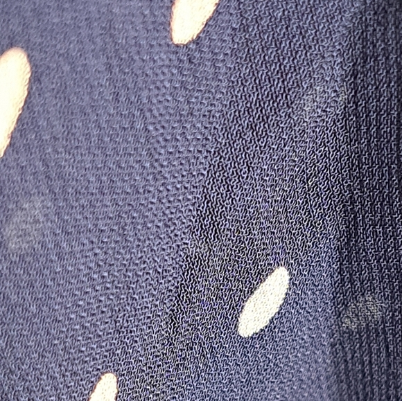 ASOS Navy Blue Polka Dot Jumpsuit    Size 8 - Picture 8 of 8